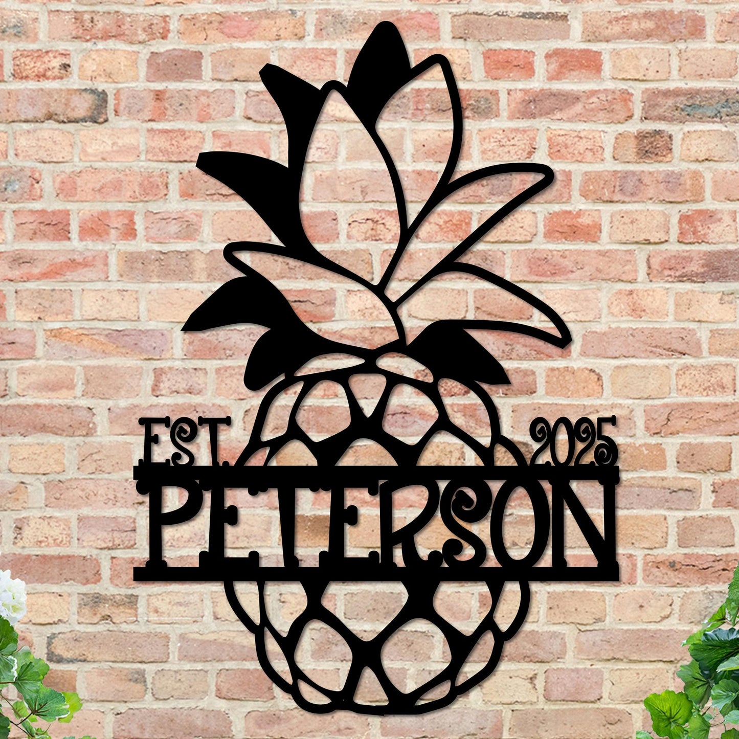 Pineapple Name Sign