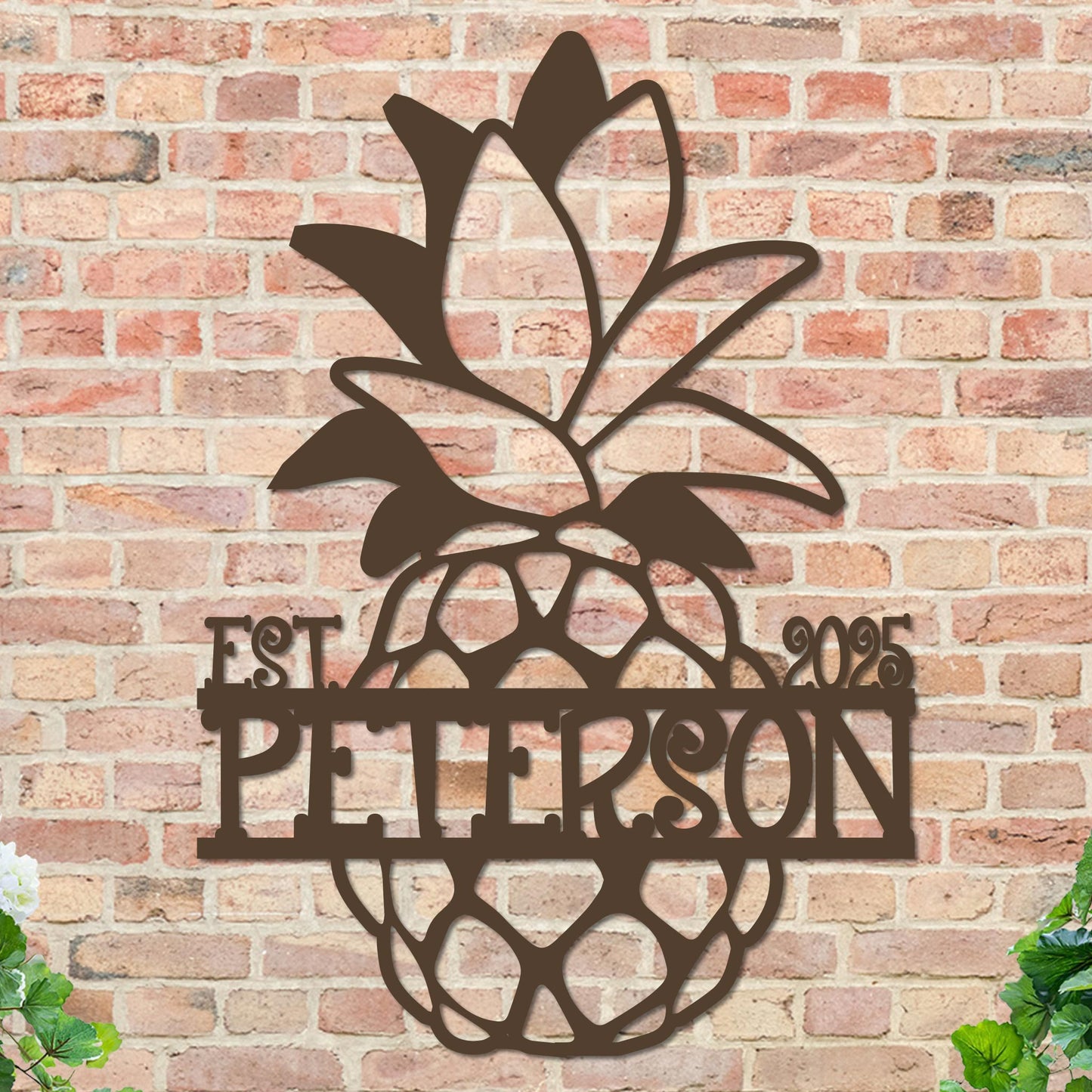Pineapple Name Sign