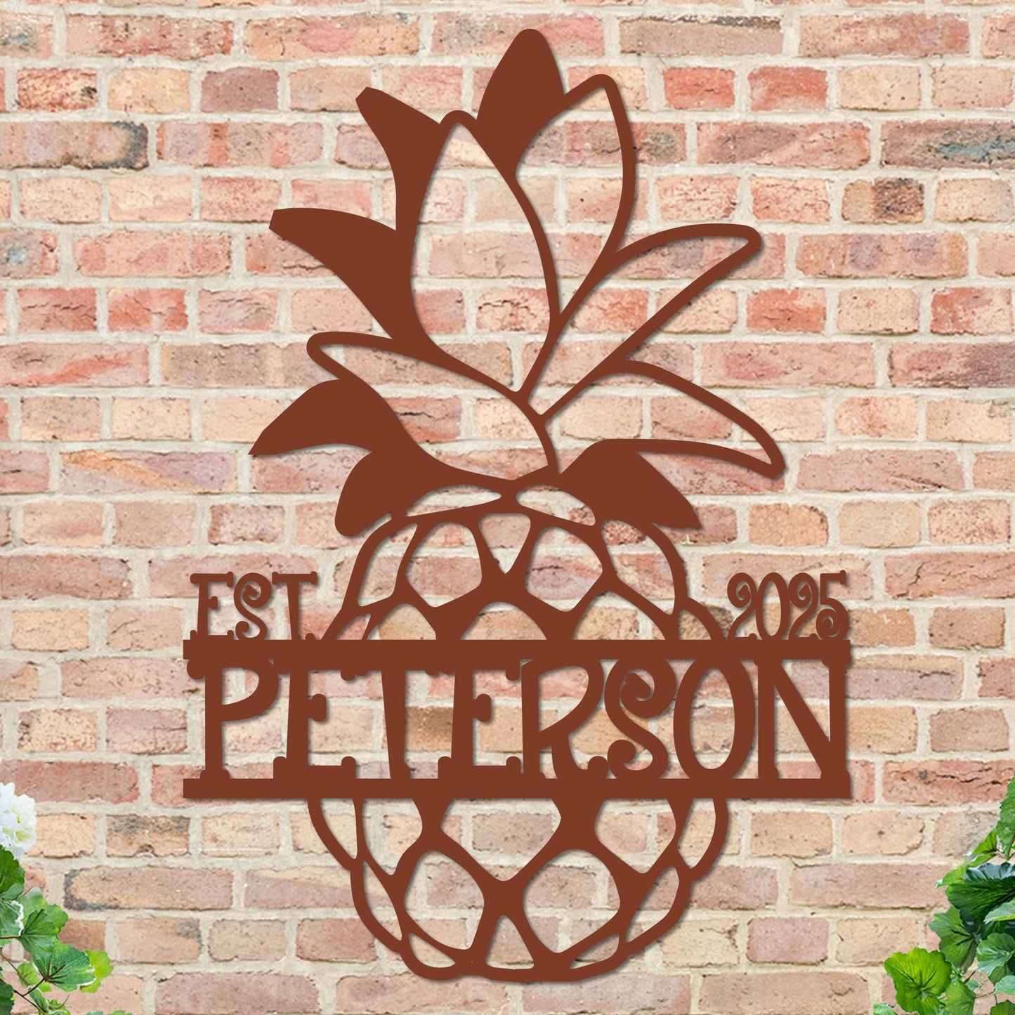 Pineapple Name Sign