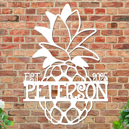 Pineapple Name Sign