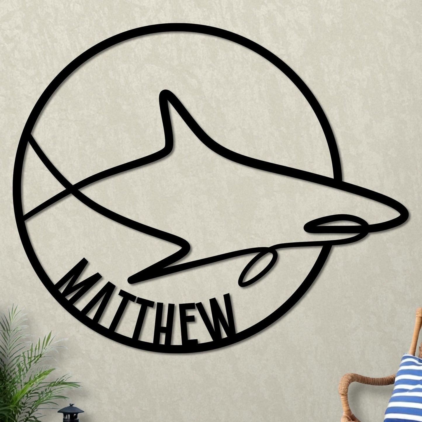 Shark Name Sign