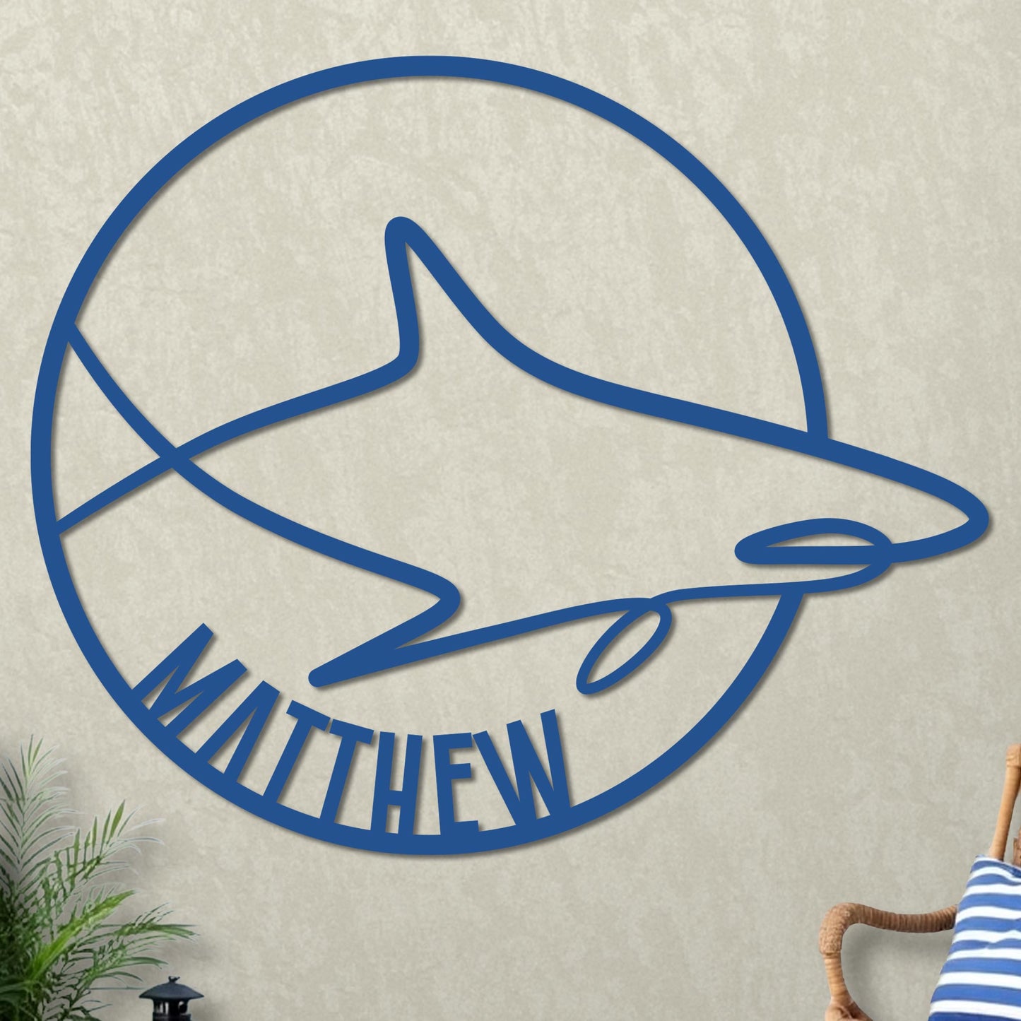 Shark Name Sign