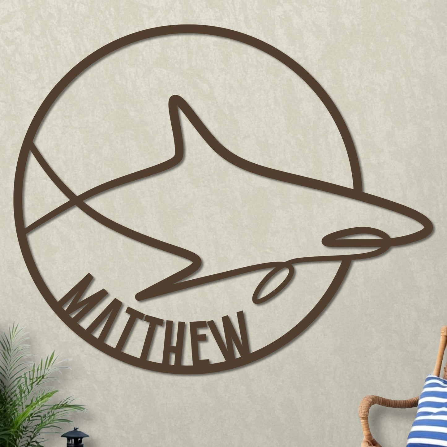 Shark Name Sign