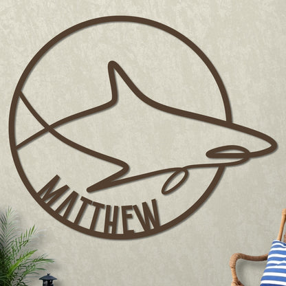 Shark Name Sign