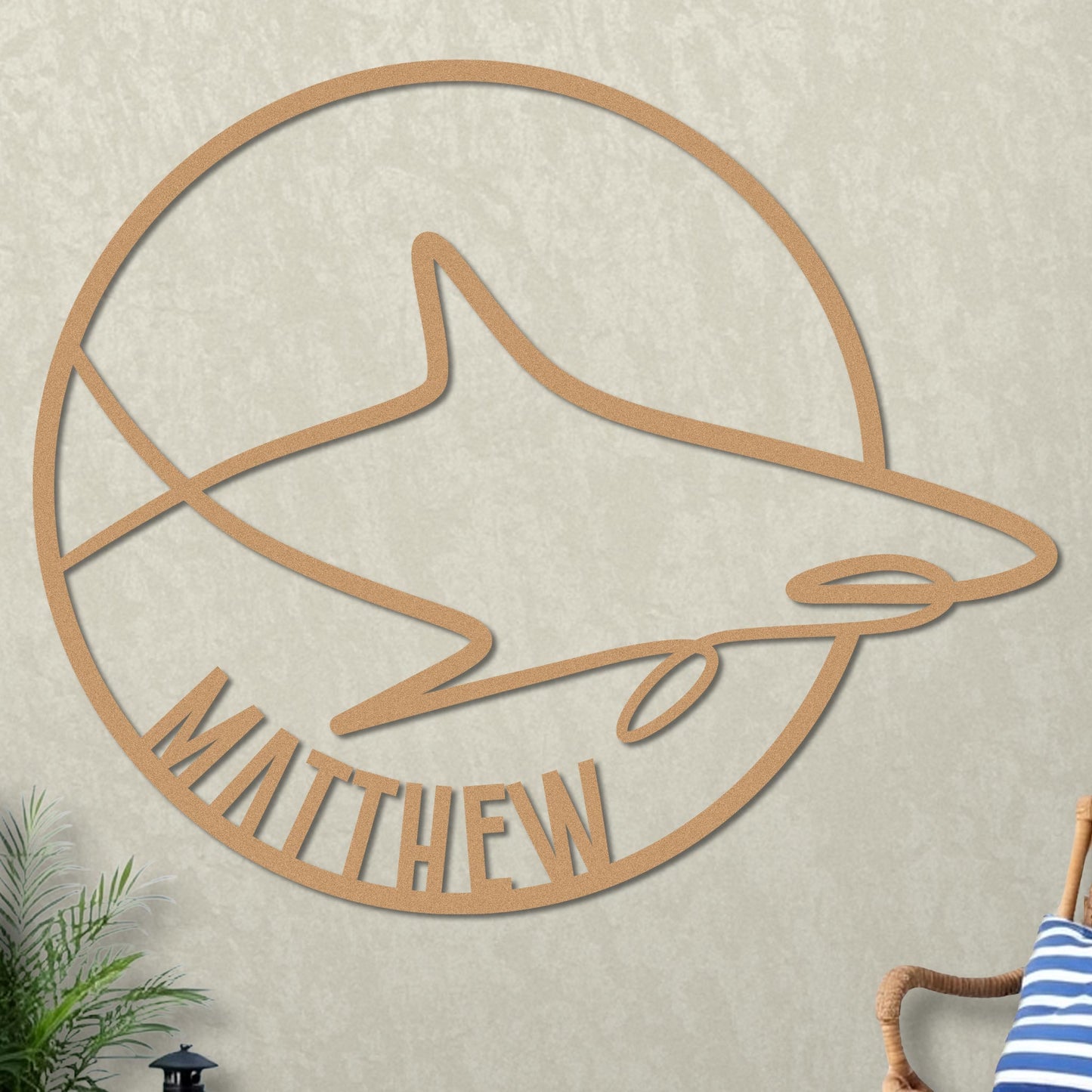 Shark Name Sign