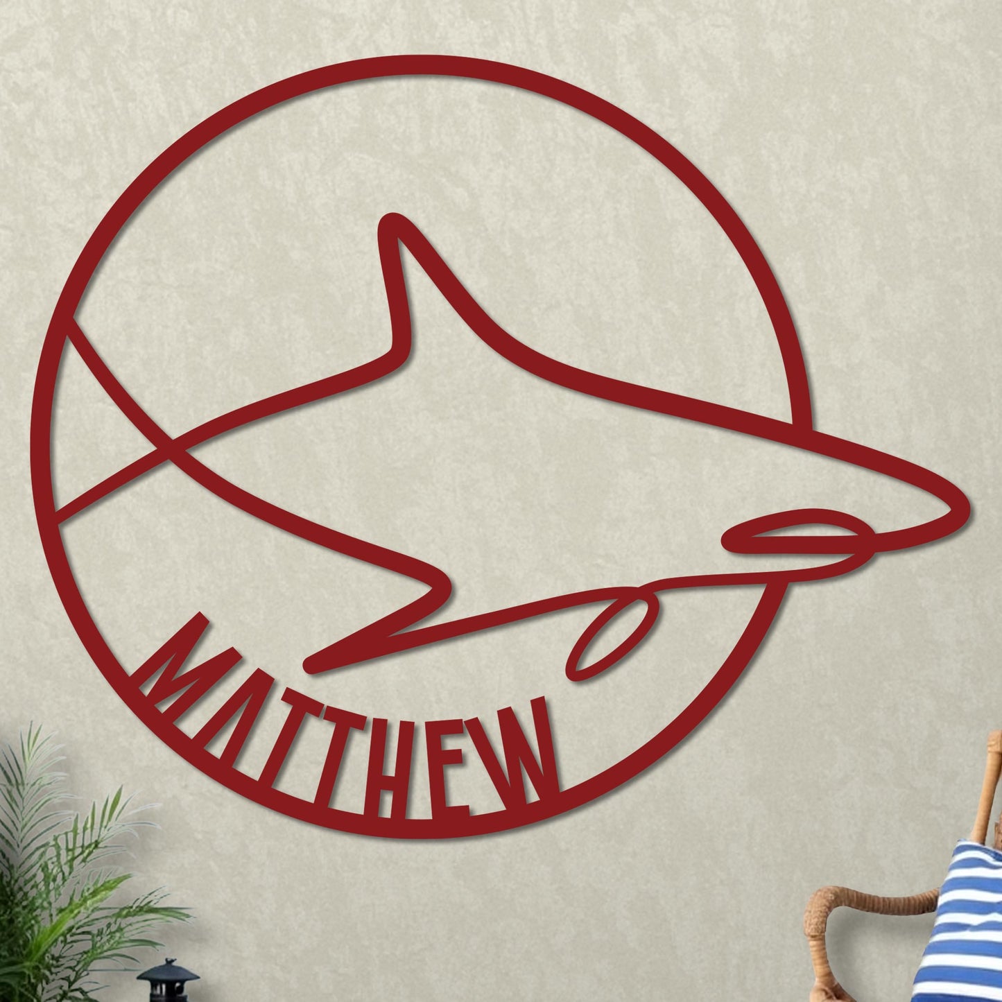 Shark Name Sign