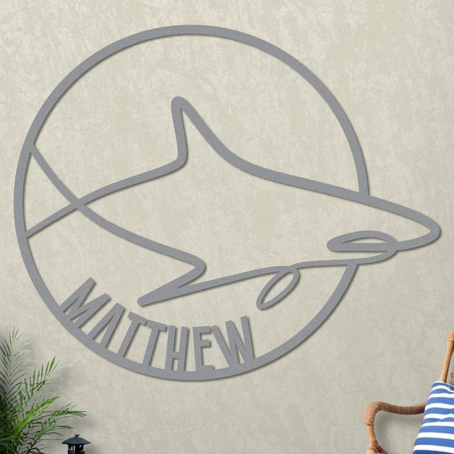 Shark Name Sign
