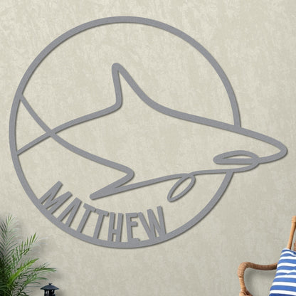 Shark Name Sign
