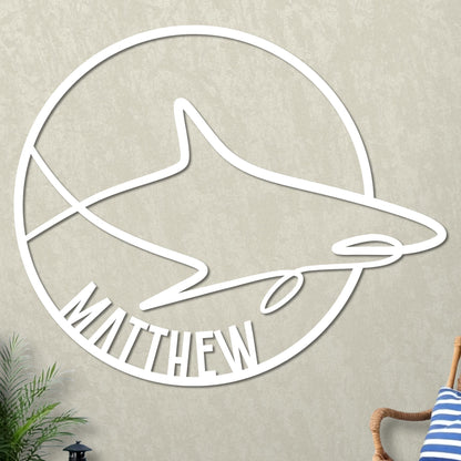 Shark Name Sign