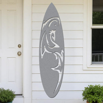 Shark Surfboard Sign