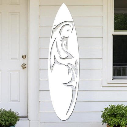 Shark Surfboard Sign