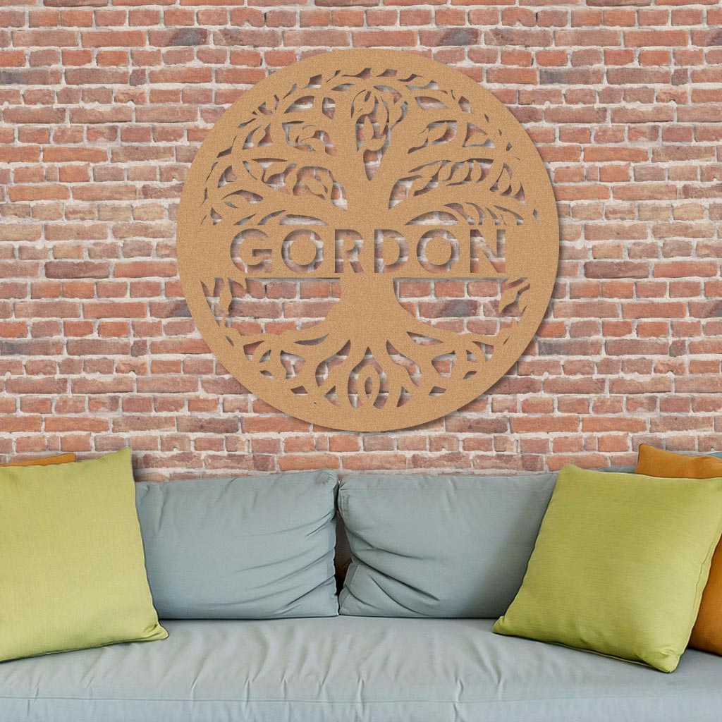 Tree Of Life Family Name Sign
