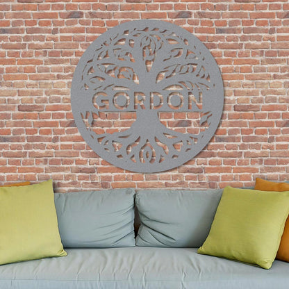 Tree Of Life Family Name Sign