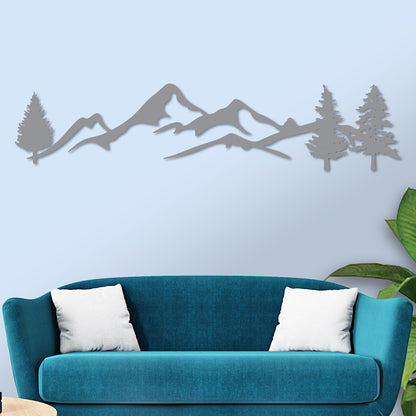 Wide Mountain Landscape Sign