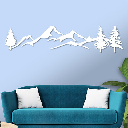 Wide Mountain Landscape Sign