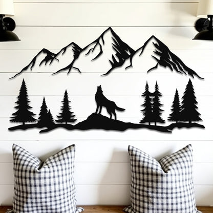 Wolf Landscape Sign