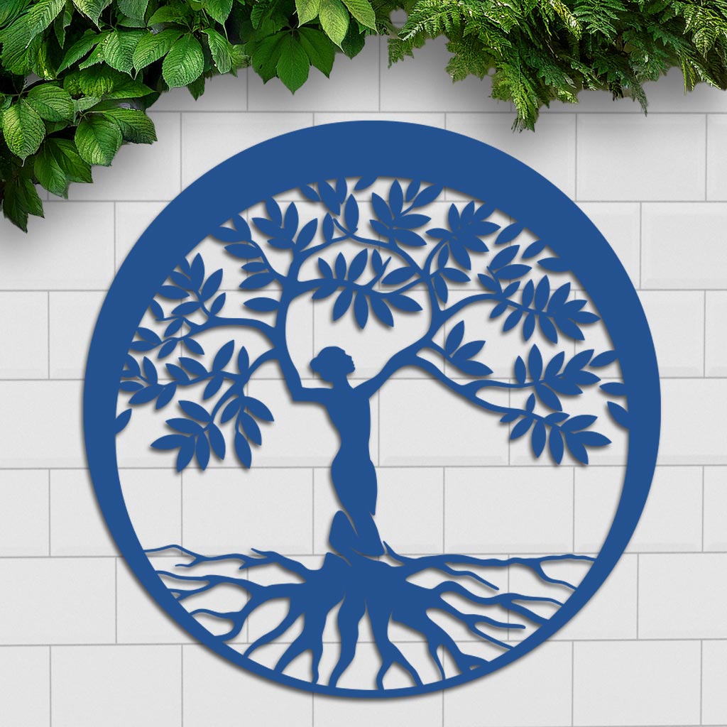 Woman Tree Sign