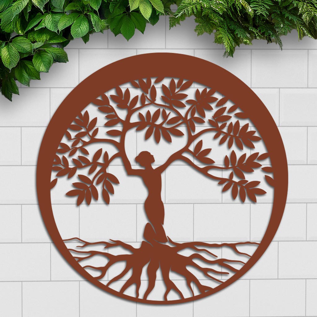 Woman Tree Sign